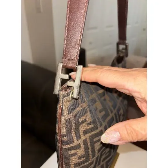 Fendi Zucca Small Shoulder Tote - Picture 3 of 7